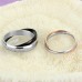 Парные кольца для влюбленных dao_044 из ювелирной стали 316L